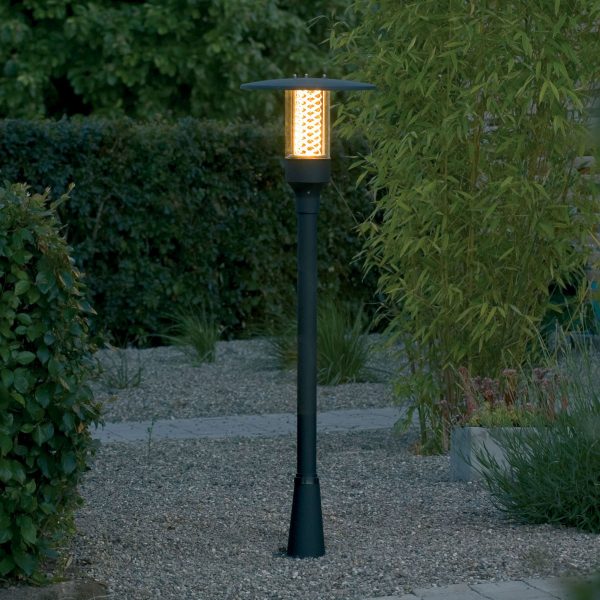 Konstsmide Buitenlamp 'Nova' Staande lamp, 118cm, GU10 / 230V, kleur zwart