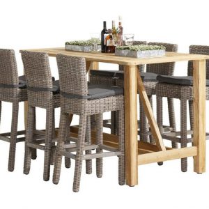 Casa Wales luxe Barset 7-delig Teakhout