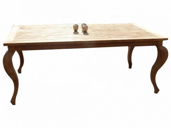 Calais 200x100 gerecycled teaktafel