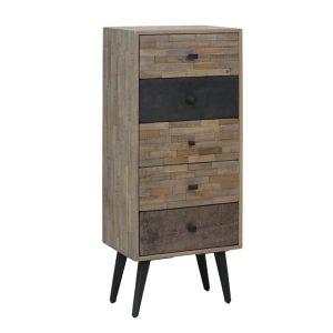 Light & Living Kast 'Barico', verweerd hout-antiek grijs