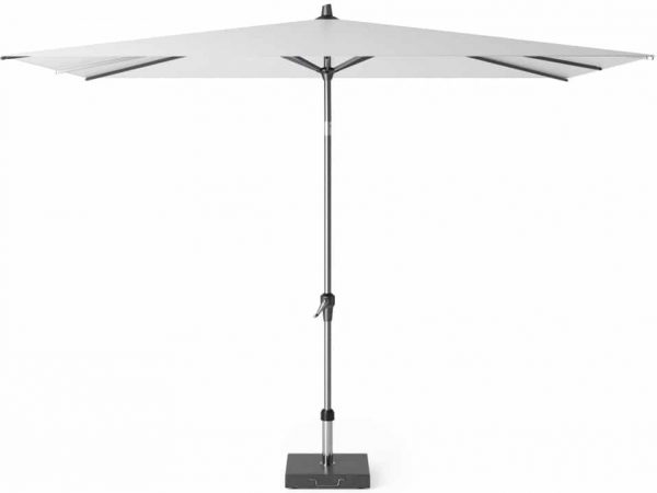 Riva parasol 300x200 cm wit met kniksysteem