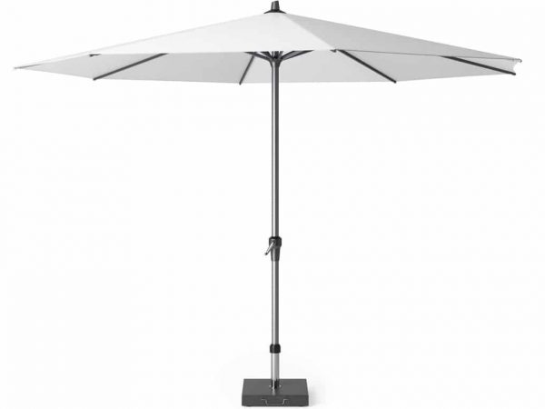 Riva parasol 350 cm wit met dikke mast