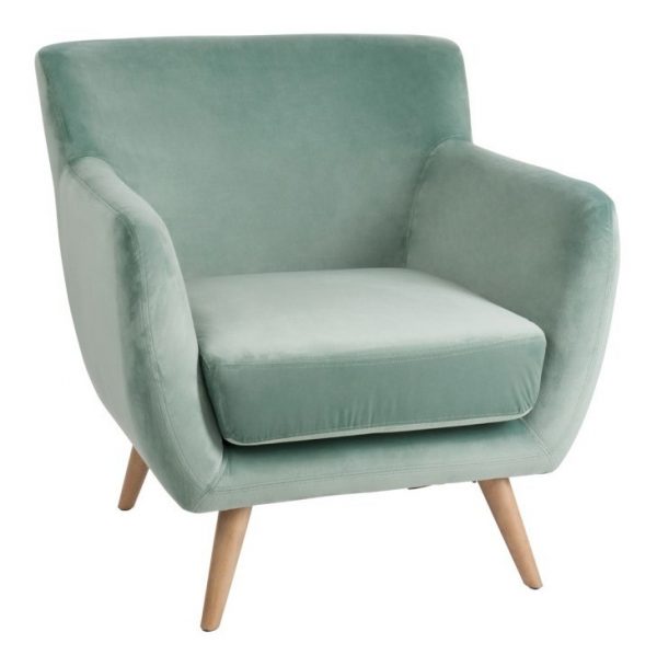 J-Line Fauteuil 'Dianna' kleur groen