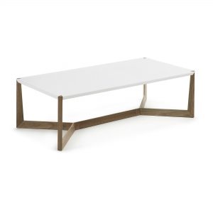 Kave Home Salontafel 'Quatro' Eiken, kleur wit