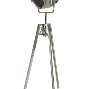Light & Living Vloerlamp 'George' driepoot H196, nikkel