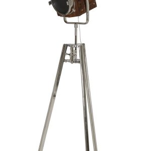 Light & Living Vloerlamp 'George' driepoot H196, hout