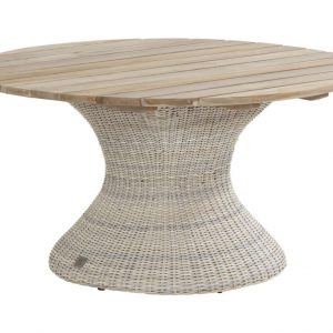 Kreta verstelbare lounge tuintafel 105x57xH42 cm grijs