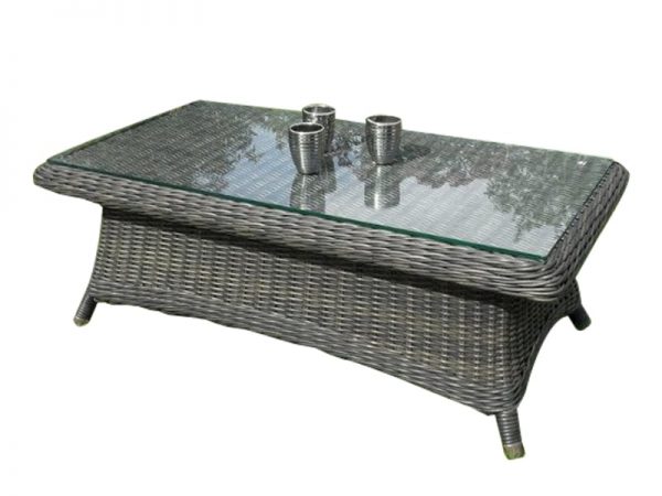 Valentine koffie tafel 6 mm vlechtwerk Black moon.