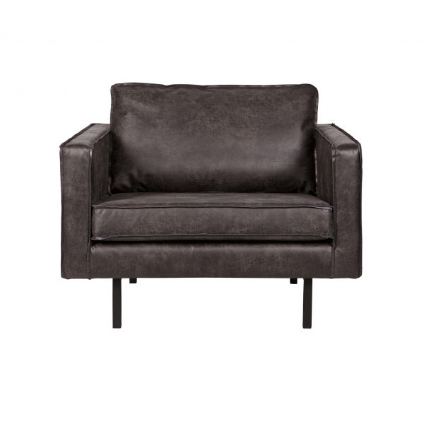 BePureHome Fauteuil 'Rodeo', kleur zwart