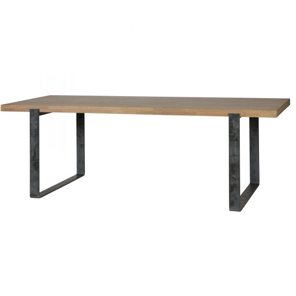 Woood Eettafel 'Jamie' 200 x 90cm, gerookt eiken