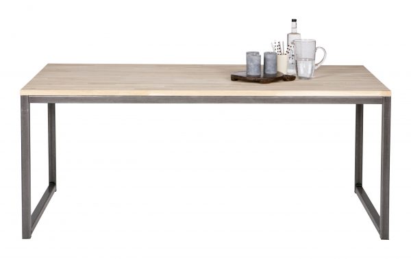 Woood Eettafel 'Olivier' 180 x 90cm, kleur Onbehandeld