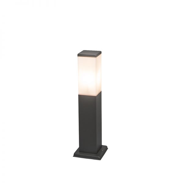 Buitenlamp Malios paal 45cm donkergrijs