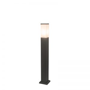 Moderne staande buitenlamp donkergrijs 80cm - Malios