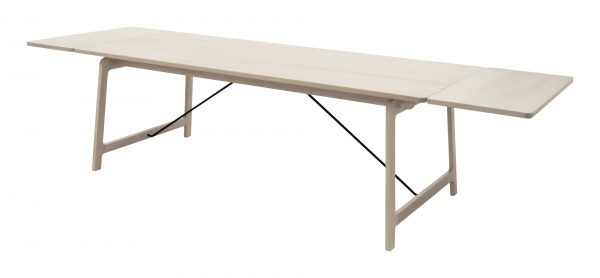 Interstil Eettafel 'Eik' eiken, 220 x 95cm met 2 verlengbladen