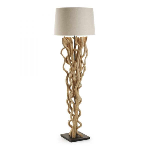 Kave Home Vloerlamp 'Nuba' kleur wit