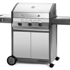 Barbecue Cadac Meridian - RVS 3 Brander met Zijbrander