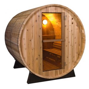 Barrel Sauna Rustic 4 ft. - Fonteyn