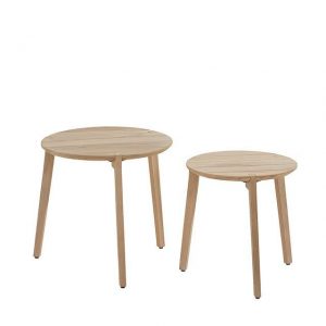 Bijzettafel Gabor (2 stuks) Teak 4 Seasons Outdoor