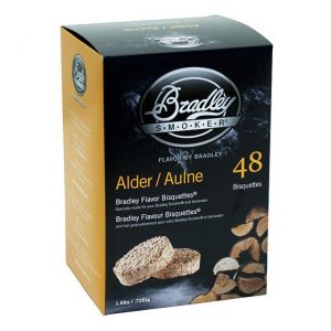 Bisquettes Alder - 48 Pack - Bradley Smoker