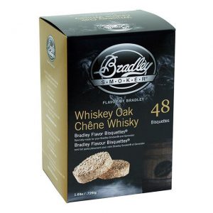 Bisquettes Whiskey Oak - 48 Pack - Bradley Smoker