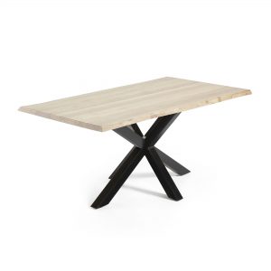 Kave Home Eettafel 'Argo' 180 x 90cm, kleur Zwart