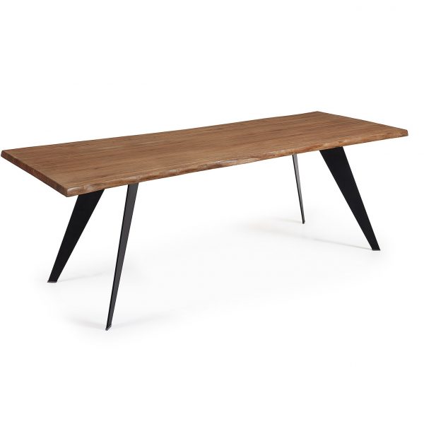 Kave Home Eettafel 'Koda' Eiken Antiek, 220 x 100cm