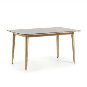 Kave Home Eettafel 'Cloe' 160 x 90cm, kleur Grijs