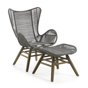 Kave Home Fauteuil 'Zabel', kleur Grijs