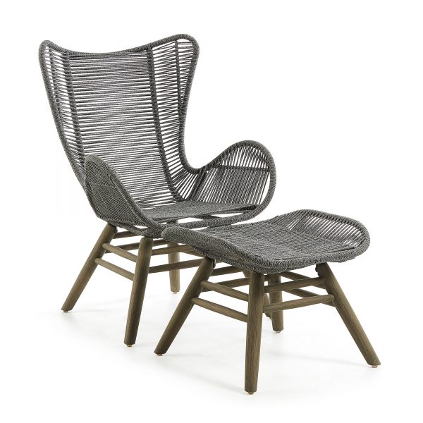 Kave Home Fauteuil 'Zabel', kleur Grijs