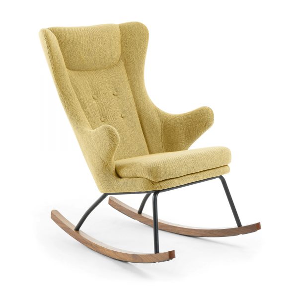 Kave Home Schommelstoel 'Meryl', kleur Mosterdgeel