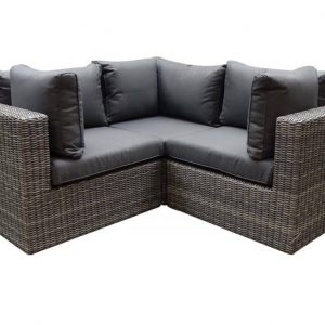 Ferro hoek loungeset 3-delig ash grey