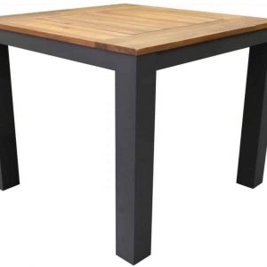 Beltra dining tuintafel 90x90xH76 cm aluminium antraciet