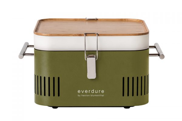 Everdure CUBE Charcoal Portable Barbeque Khaki