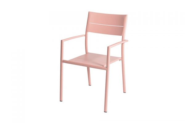Grace Stacking Chair Alu - Apricot - Max & Luuk