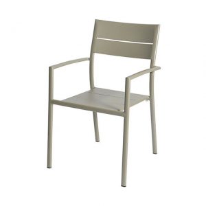 Grace Stacking Chair Alu - Pearl Grey - Max & Luuk