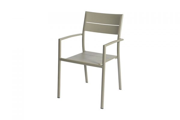Grace Stacking Chair Alu - Pearl Grey - Max & Luuk