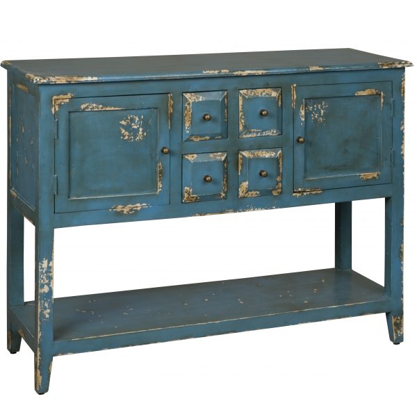 RENEW Sidetable 'Valon' kleur blauw