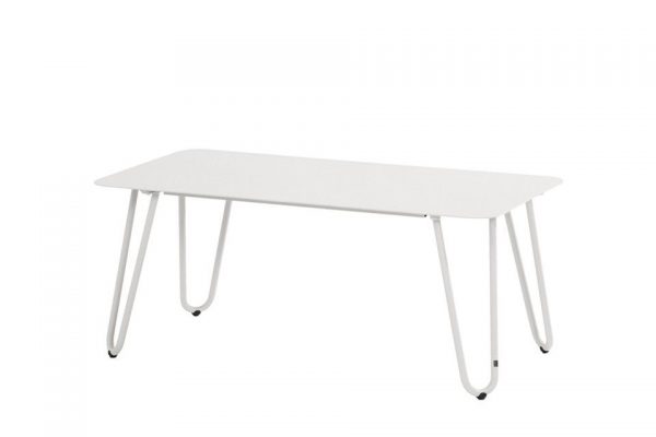 Koffietafel 110 x 59 cm Cool Wit 4 Seasons Outdoor