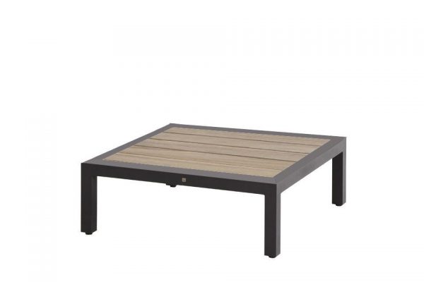 Koffietafel 85 x 85 cm Dias Teak-Black Pepper 4 Seasons Outdoor