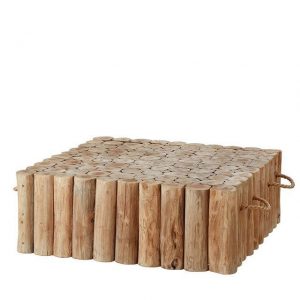 Koffietafel 95 x 95 cm Twiggy Teak Apple Bee