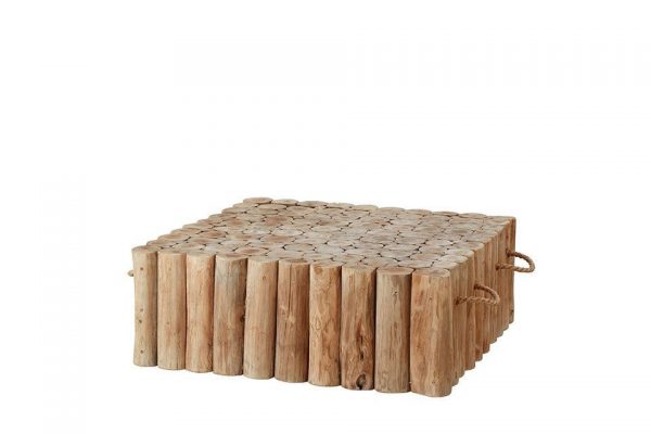 Koffietafel 95 x 95 cm Twiggy Teak Apple Bee