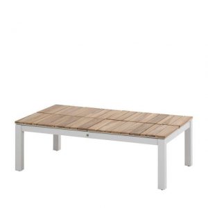 Koffietafel Verstelbaar 120 x 75 cm Forio Frost Grey 4 Seasons Outdoor