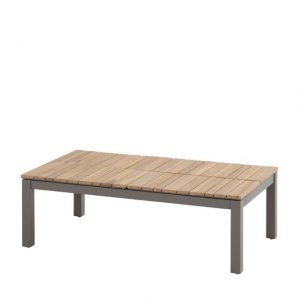 Koffietafel Verstelbaar 120 x 75 cm Forio Smoke Grey 4 Seasons Outdoor