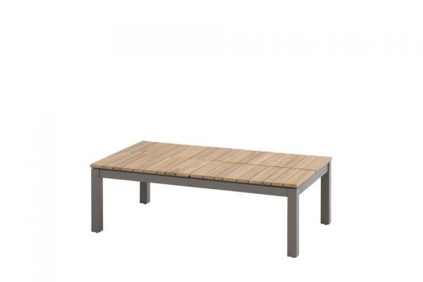 Koffietafel Verstelbaar 120 x 75 cm Forio Smoke Grey 4 Seasons Outdoor