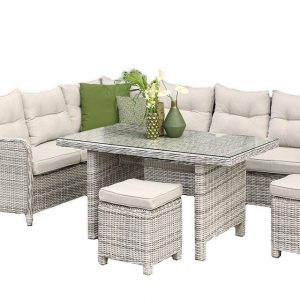 Fonteyn Collectie Lounge-Diningset Camden Mixed Grey Fonteyn