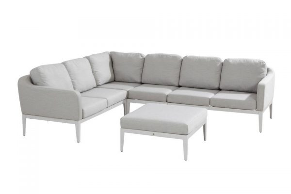 4 Seasons Outdoor Loungeset Almeria 01 Frost Grey 4SO