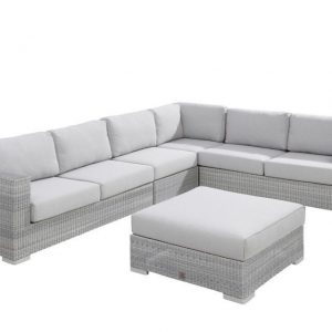 4 Seasons Outdoor Loungeset Lucca 01 Polyloom Ice 4SO