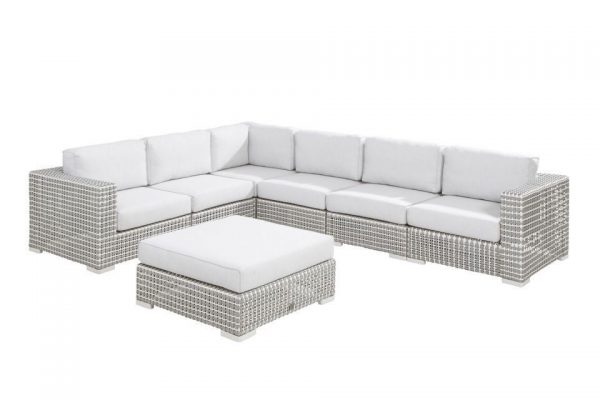 4 Seasons Outdoor Loungeset Madras 01 White-Latte 4SO