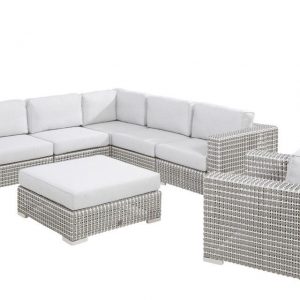 4 Seasons Outdoor Loungeset Madras 02 White-Latte 4SO