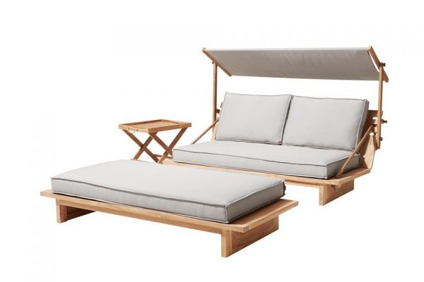 Loungeset Robinson Teak-Natural Smooth Apple Bee